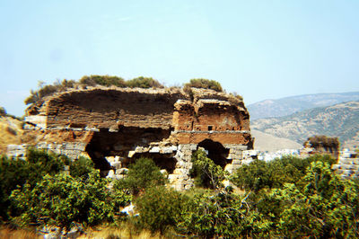 Old ruins against clear sky