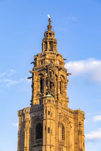 Low angle view of historical building against sky