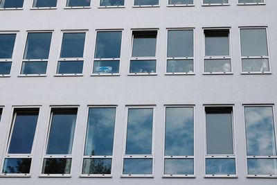 Windows of building