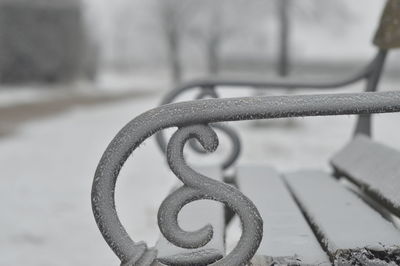 Close-up of metal chain
