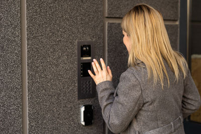 Young woman using mobile phone