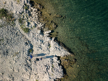 Full frame shot of mud on beach