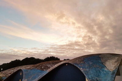 Panoramic view of bridge against sky