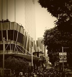 Low angle view of bridge