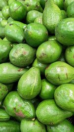 Full frame shot of fruits