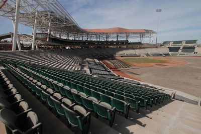 Panoramic view of seat against sky