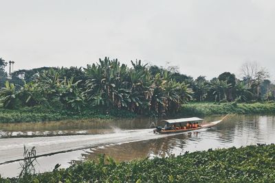 Scenic view of river against sky