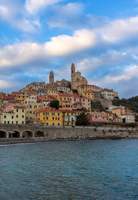 View of buildings at waterfront