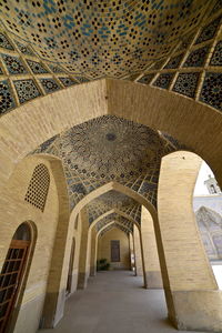 Low angle view of historical building