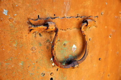 Close-up of rusty metal