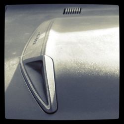 Close-up of train