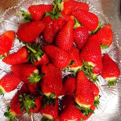 Close-up of strawberries