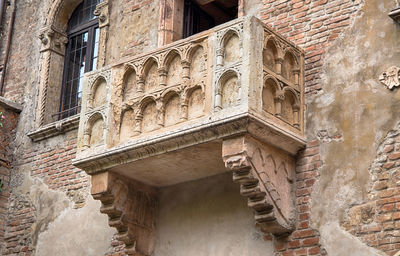 Low angle view of historical building