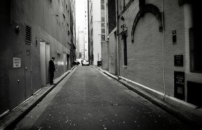 Alley in city