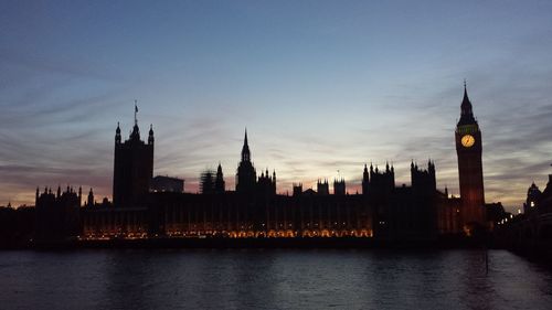 Big ben with buildings in background