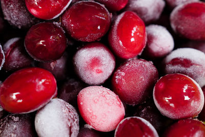 Full frame shot of strawberries