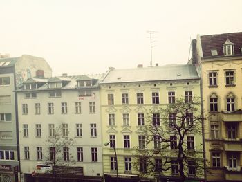 Buildings in city