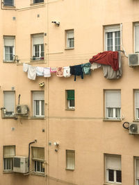 Low angle view of residential building