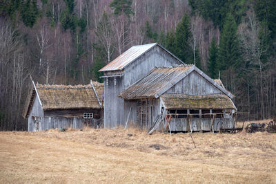 Abandoned old farmhouse