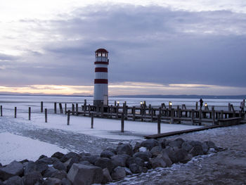 Lighthouse on beach