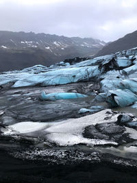 Scenic view of glacier