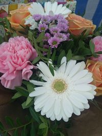 Close-up of flower vase