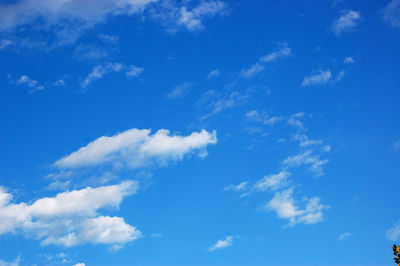 Low angle view of clouds in sky