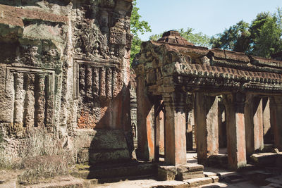 Old historical building in forest