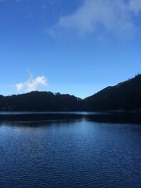 Scenic view of calm lake