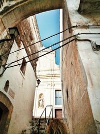 Low angle view of old building