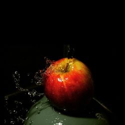 Close up of red fruit