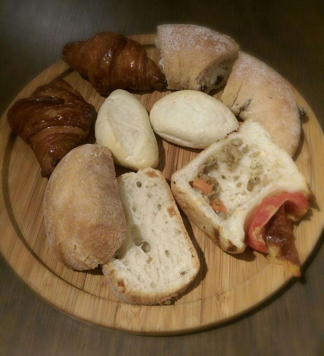 food and drink, food, indoors, freshness, still life, ready-to-eat, healthy eating, close-up, plate, table, high angle view, bread, indulgence, seafood, no people, serving size, meal, selective focus, baked