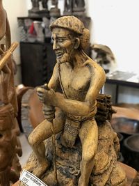 Close-up of buddha statue