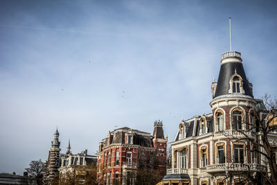 Low angle view of church against sky