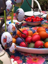 Close-up of multi colored candies