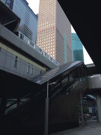 Low angle view of modern building