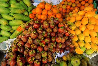 Fruits for sale at market stall