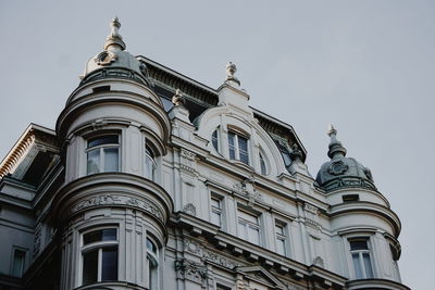 Low angle view of historical building against sky