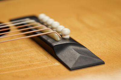 Full frame shot of guitar