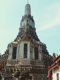 Low angle view of building against sky