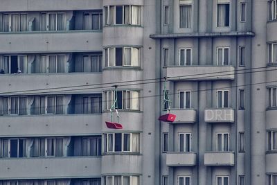 Full frame shot of red building