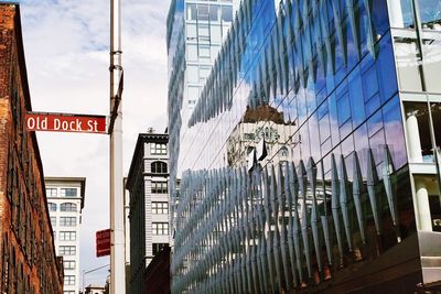 Modern cityscape against sky