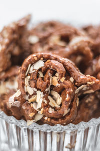 Close-up of cake on table