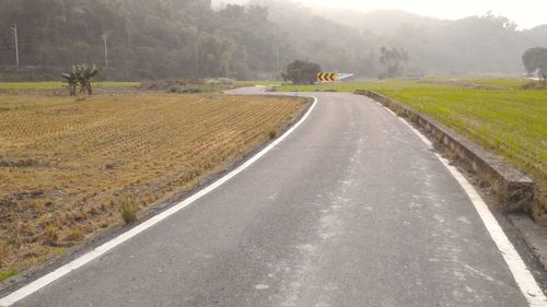 Road by landscape