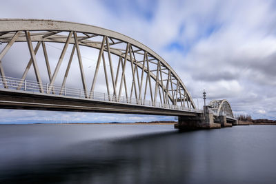 Aggersund bridge in northern jutland, denmark