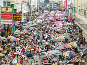 View of city street