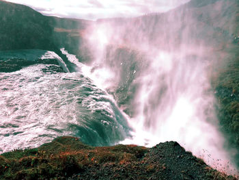 Iceland waterfall 