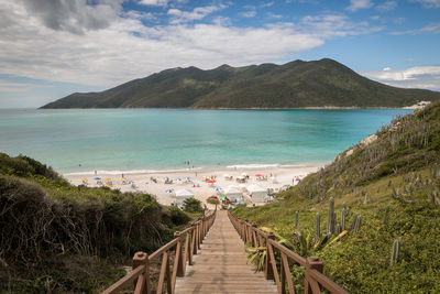 Scenic view of beach