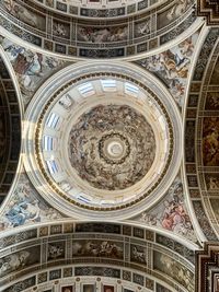 Low angle view of ceiling