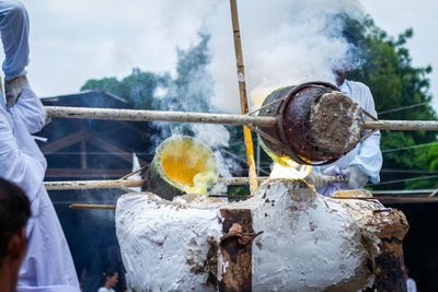 Men working at factory